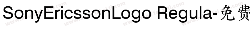 SonyEricssonLogo Regula字体转换